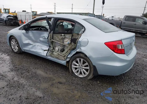 2012 Honda Civic Ex-L z USA, uszkodzony, nr VIN 2HGFB2F94CH555489